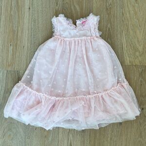 Isaac Mizrahi 4T pink heart dress